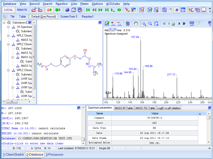 MS structure ID Suite - 广州凯美科信息技术有限公司——ACD/Labs代理商